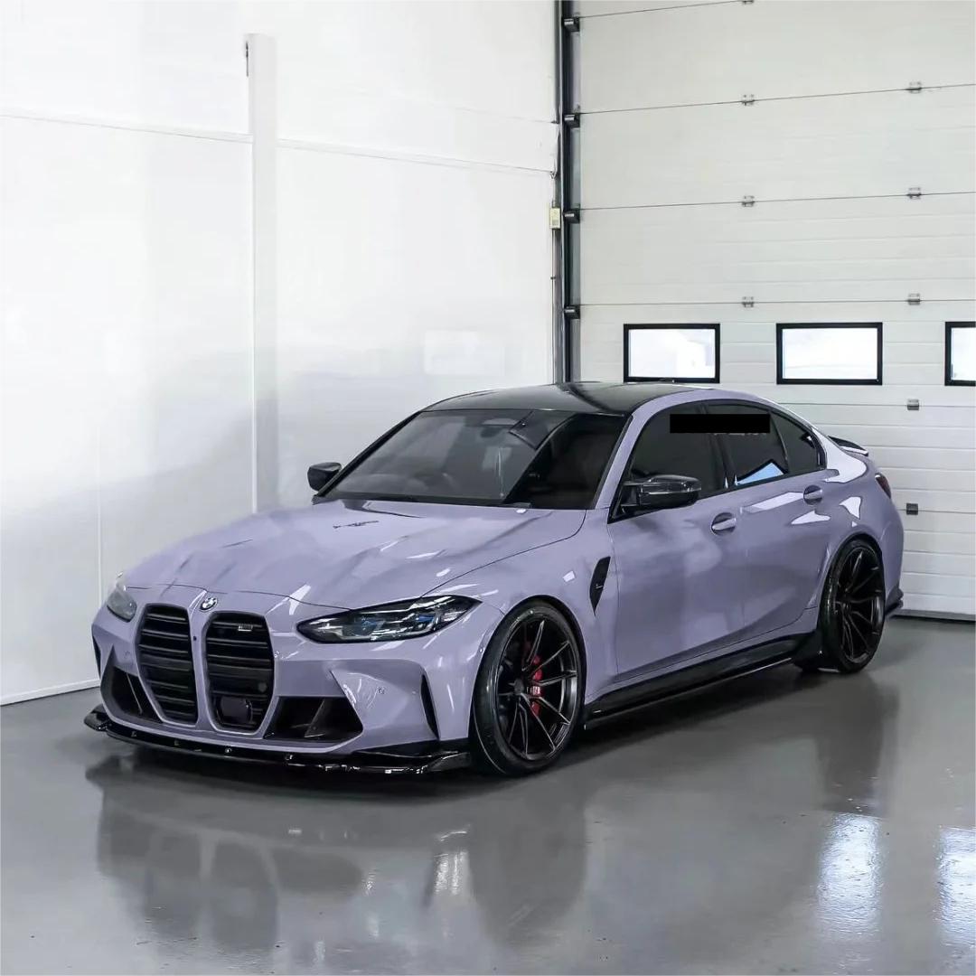 Gloss Crystal Victoria Secret Purple Car Vinyl Wrap PET