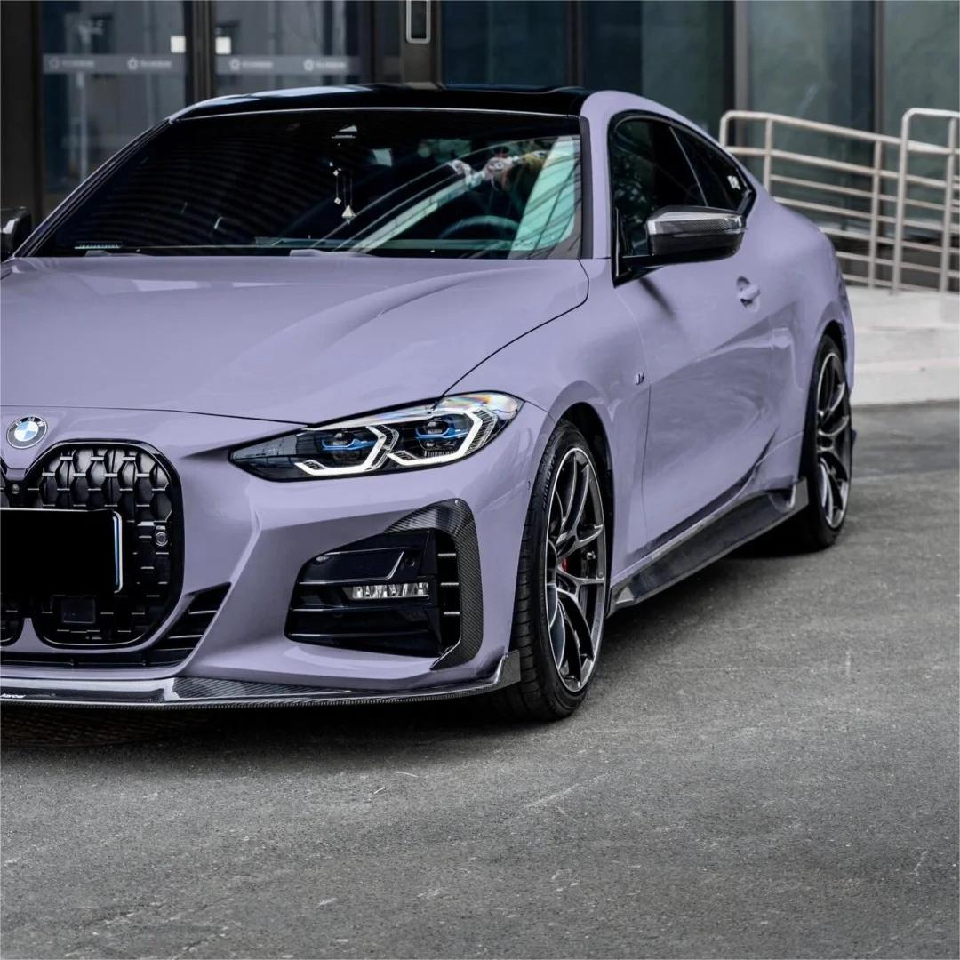 Gloss Crystal Victoria Secret Purple Car Vinyl Wrap PET