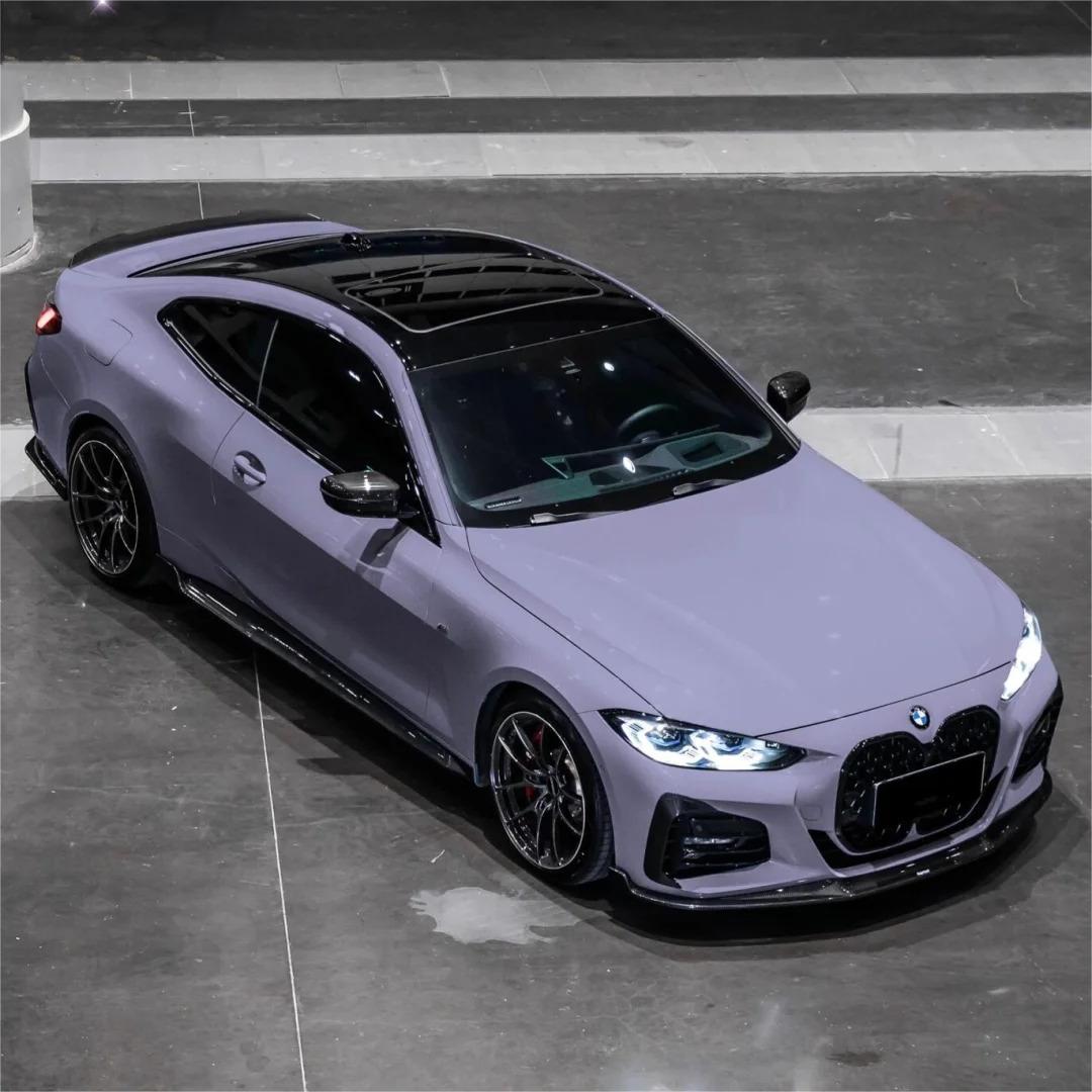 Gloss Crystal Victoria Secret Purple Car Vinyl Wrap PET