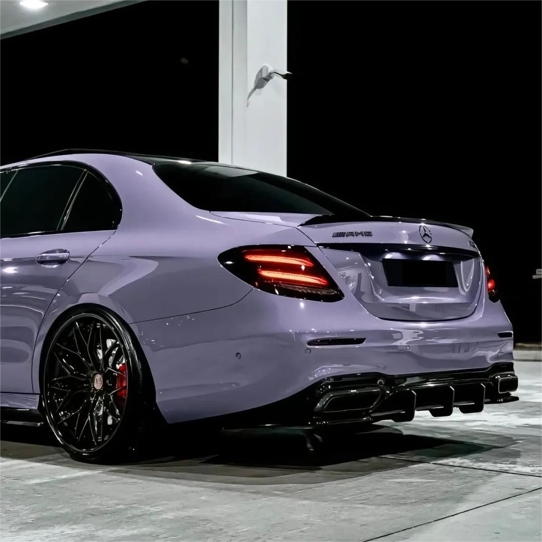 Gloss Crystal Victoria Secret Purple Car Vinyl Wrap PET