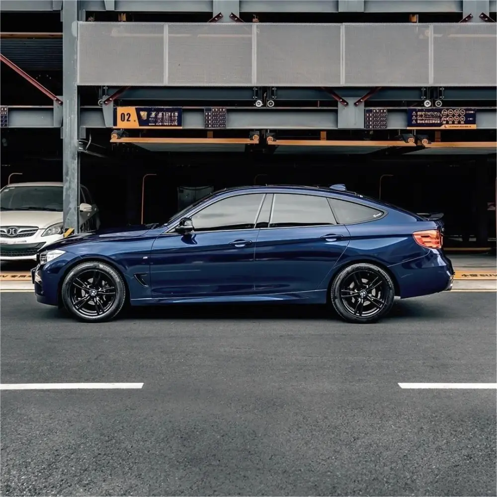 Gloss Metallic Tanzanite Blue Car Vinyl Wrap