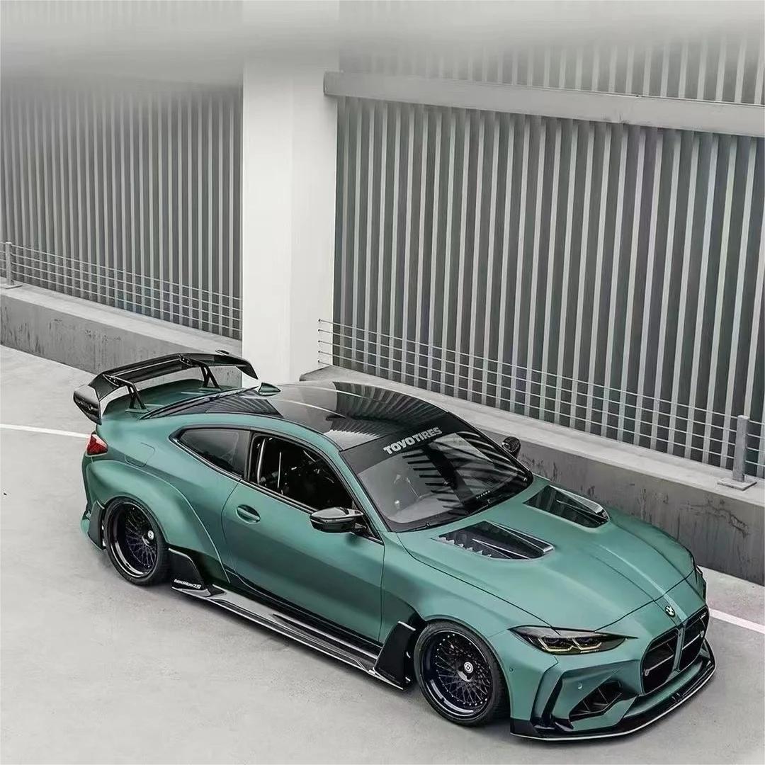 Matte Metallic Satin Hunter Green Car Vinyl Wrap