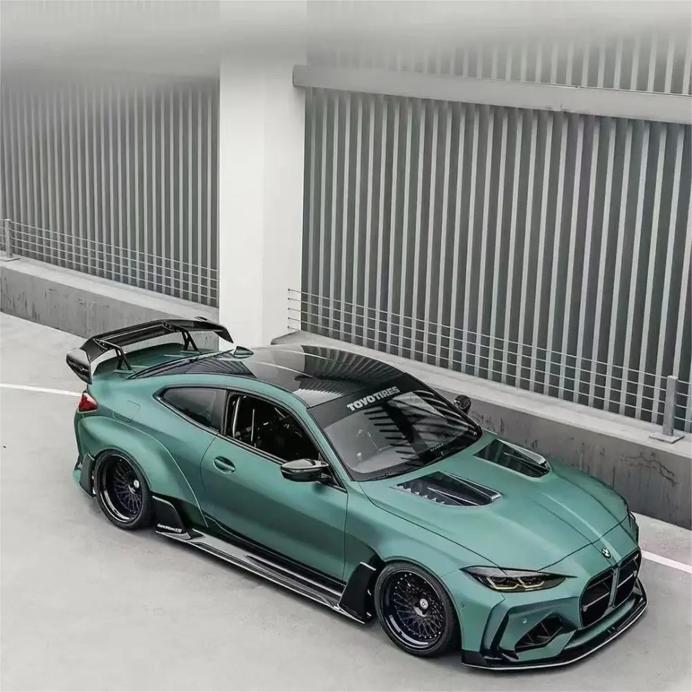 Matte Metallic Satin Hunter Green Car Vinyl Wrap