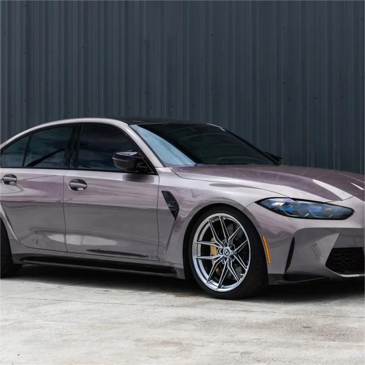 Gloss Crystal Sunshine Purple Car Vinyl Wrap PET