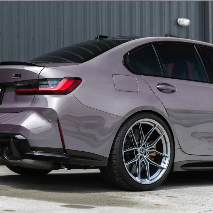 Gloss Crystal Sunshine Purple Car Vinyl Wrap PET