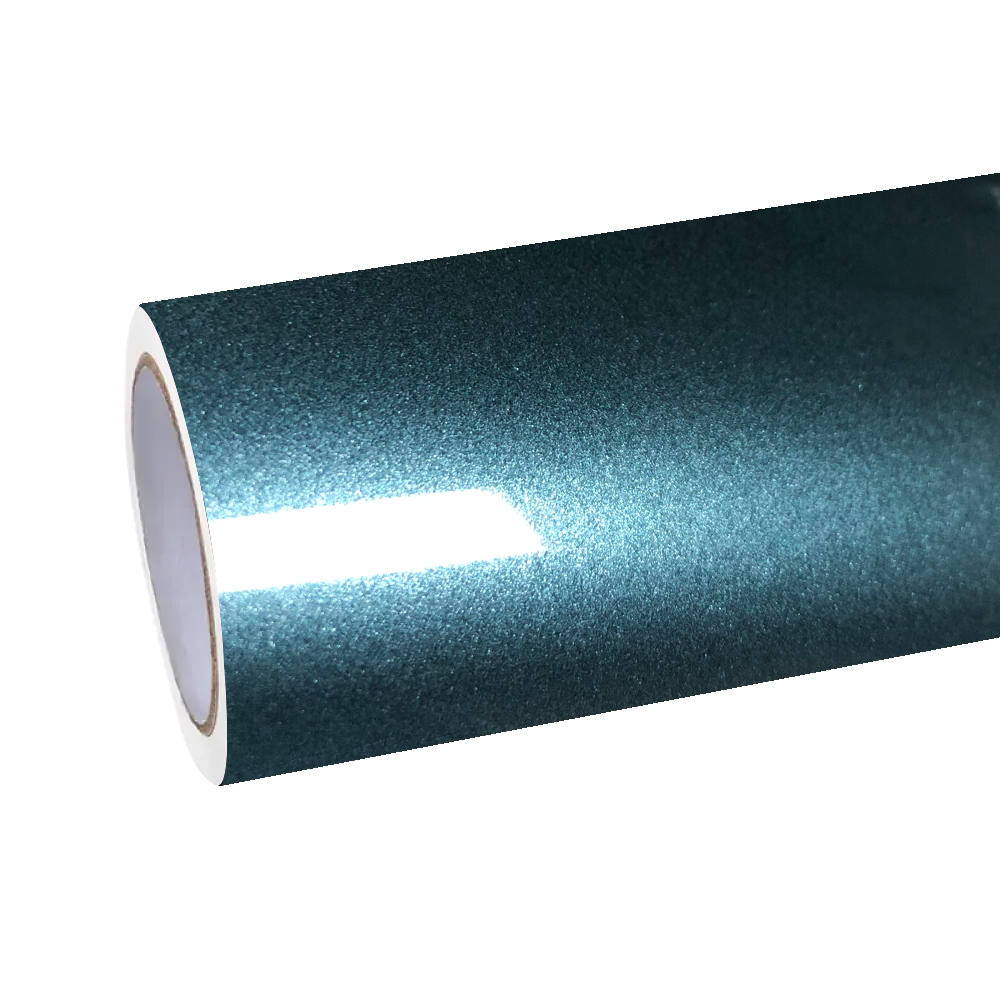 Gloss Metallic Interstellar Green Car Vinyl Wrap PET