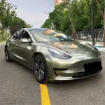 Gloss Metallic Pangu Green Car Vinyl Wrap