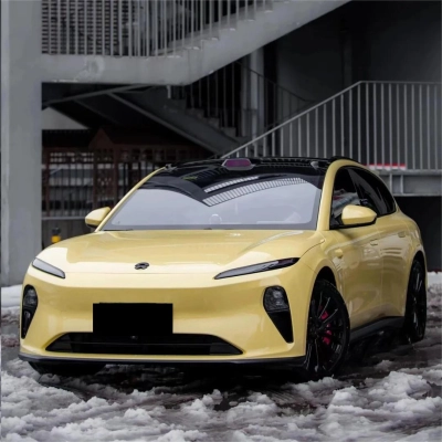 Gloss Sunbath Yellow Car Vinyl Wrap 02