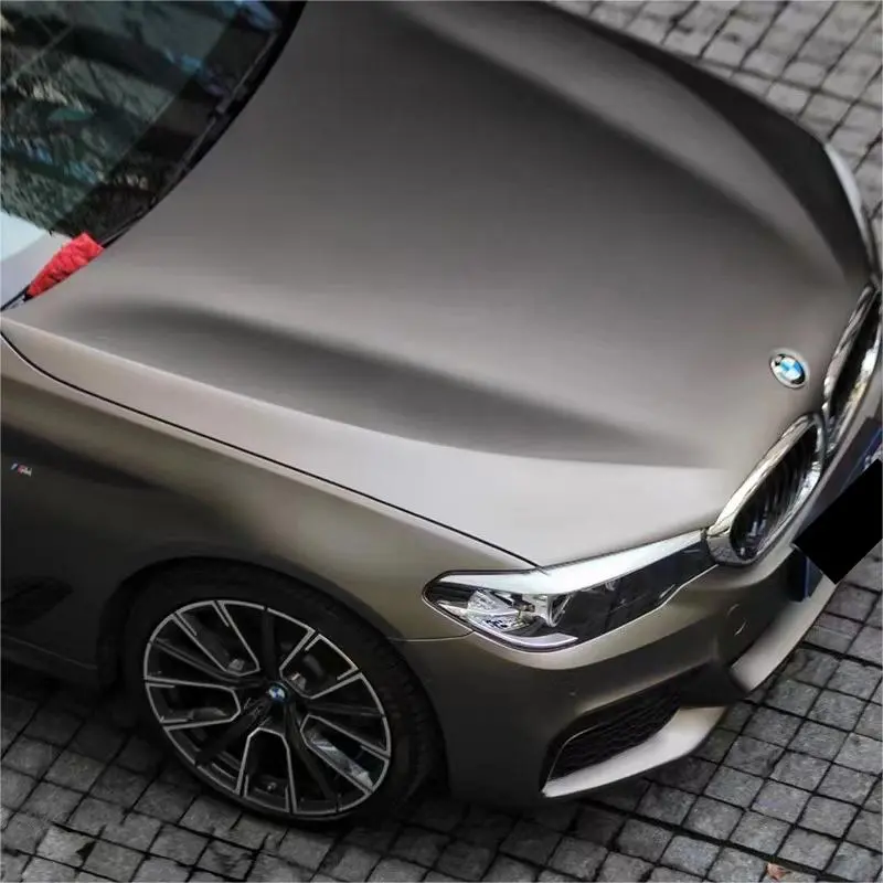 Best Matte Charcoal Grey Car Wrap Metallic Satin Charcoal Grey Vinyl