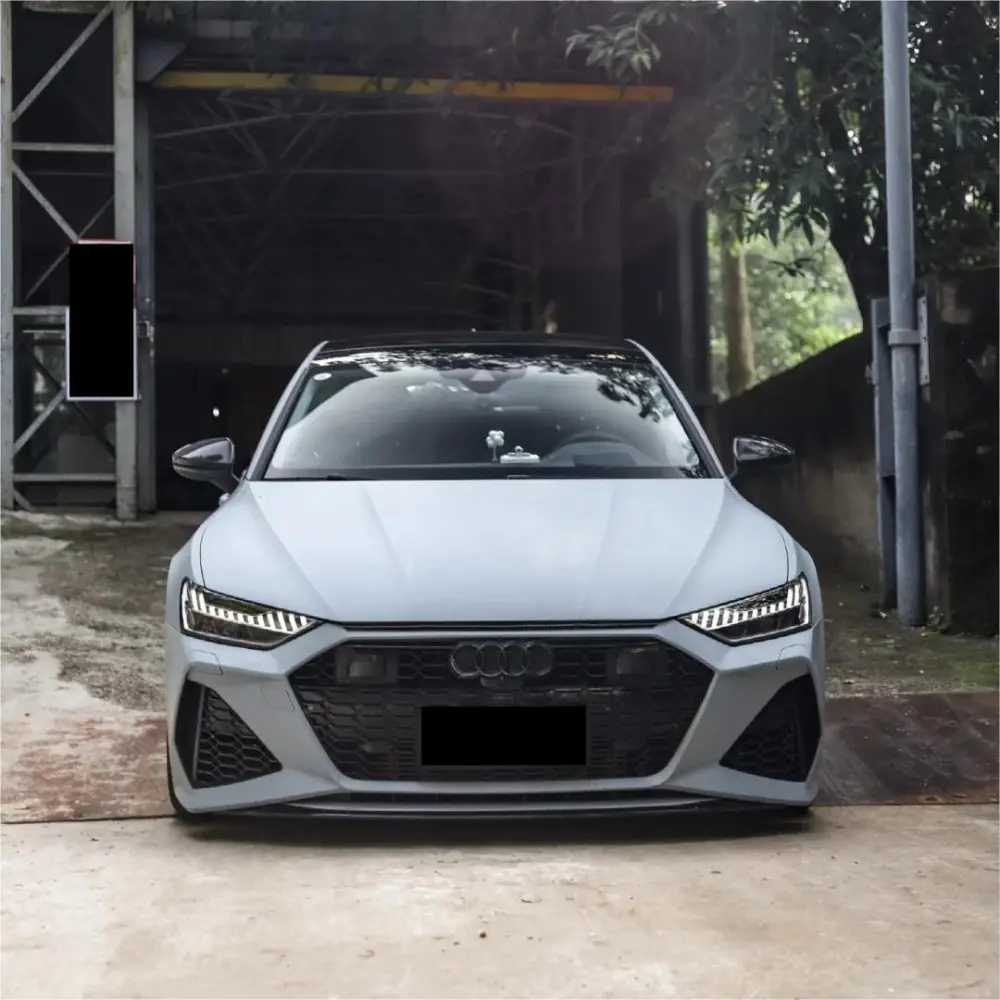 Matte Satin Battleship Grey Car Vinyl Wrap