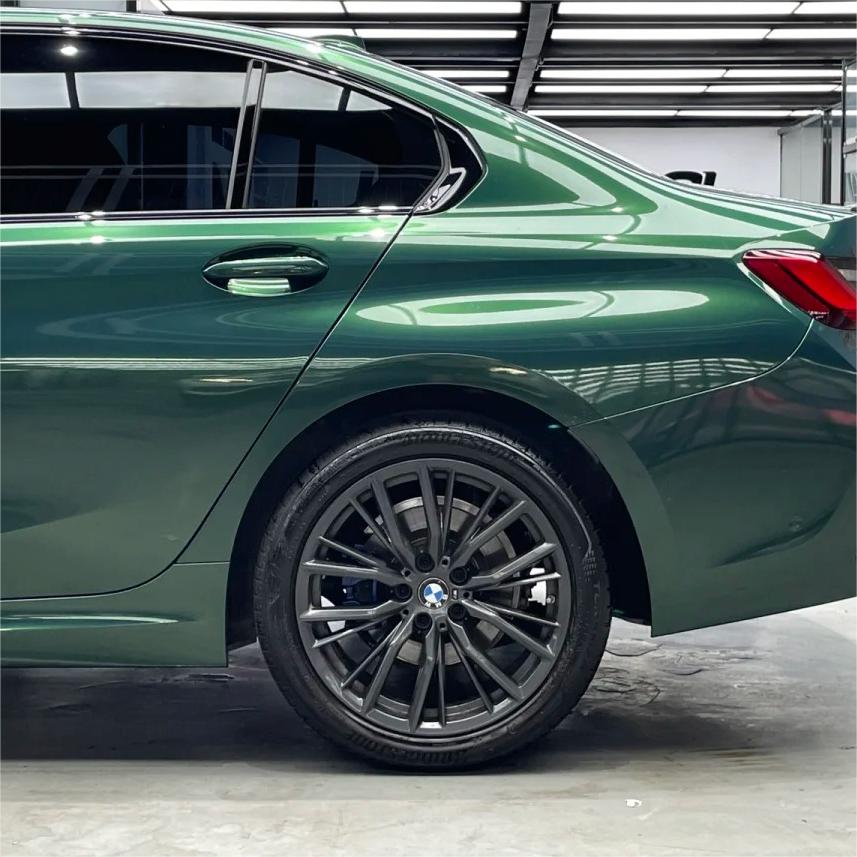 Gloss Metallic Blackish Green Car Vinyl Wrap