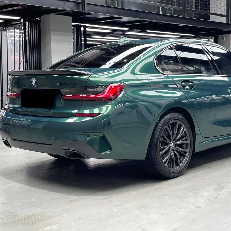 Gloss Metallic Blackish Green Car Vinyl Wrap