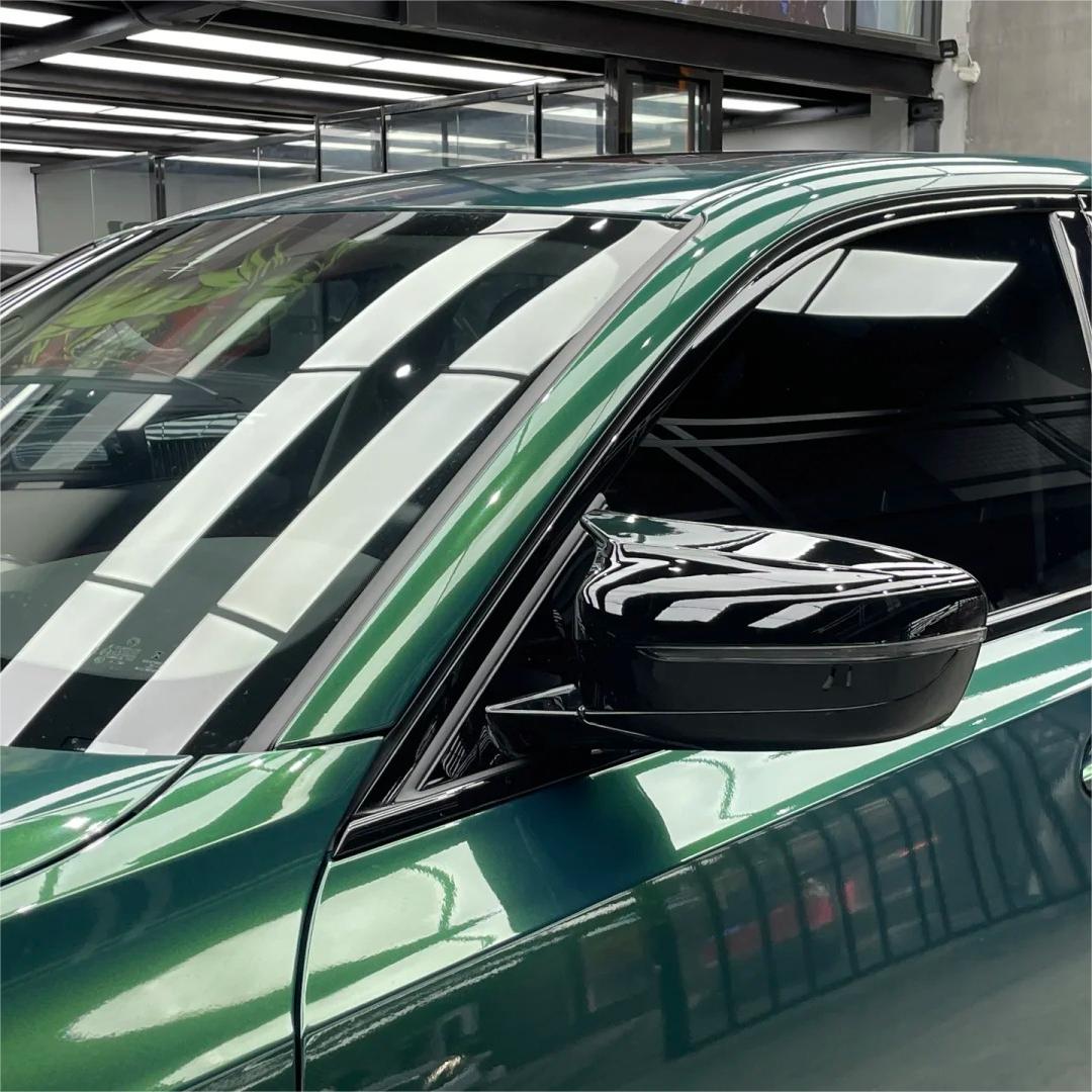 Gloss Metallic Blackish Green Car Vinyl Wrap