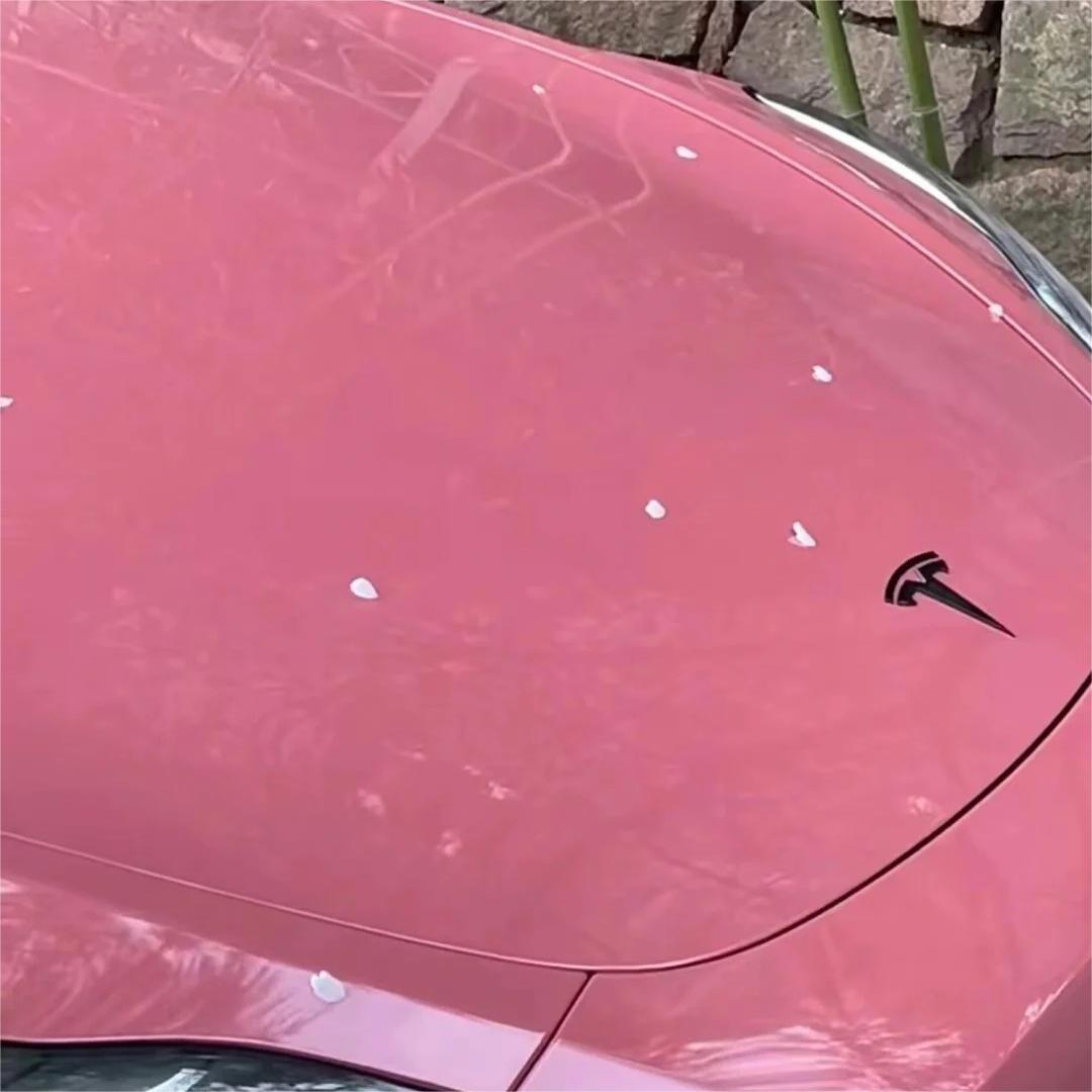 Gloss Morganite Red Car Vinyl Wrap PET