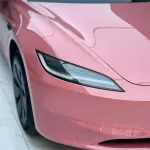 Gloss Morganite Red Car Vinyl Wrap
