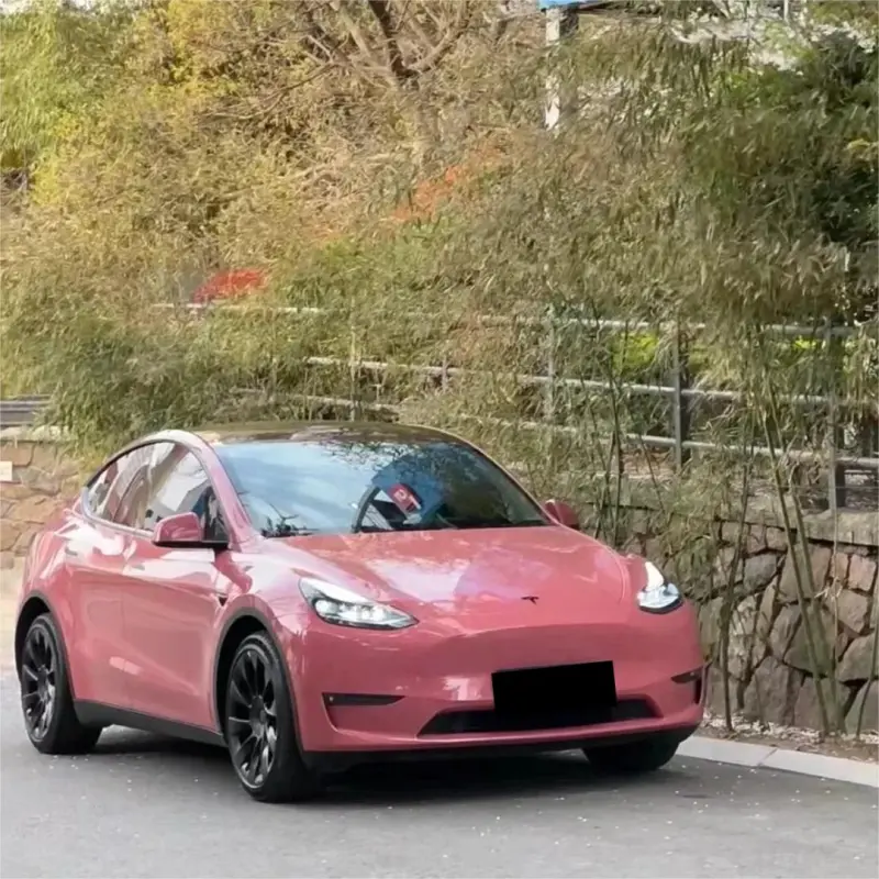 Gloss Morganite Red Car Vinyl Wrap