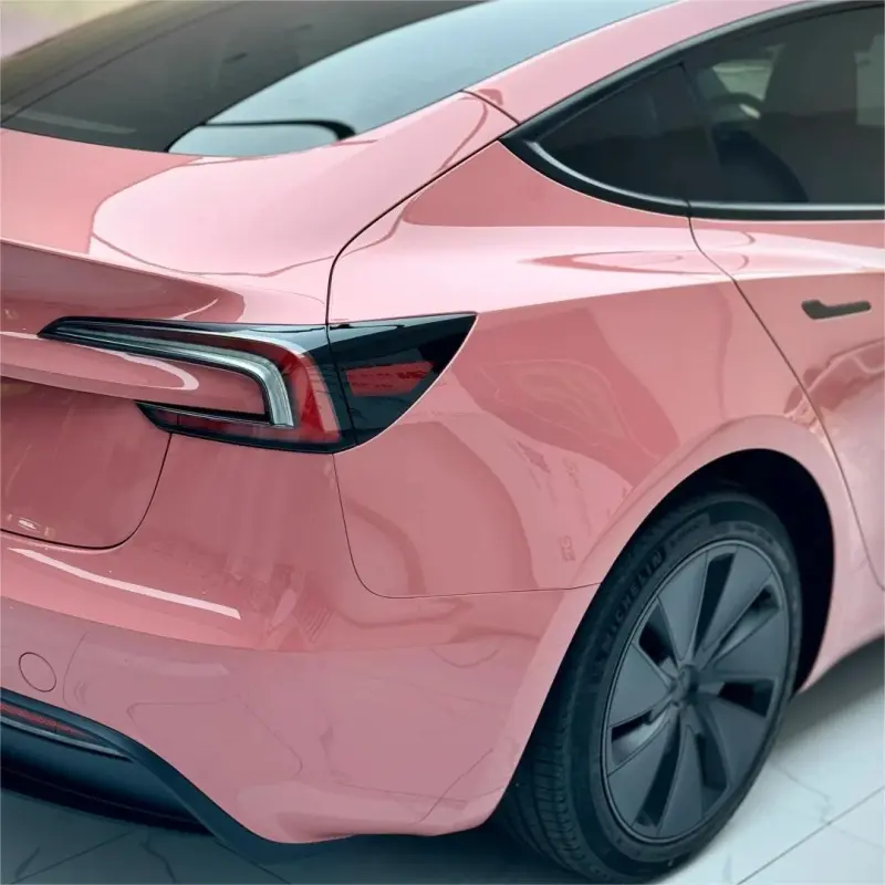 Gloss Morganite Red Car Vinyl Wrap