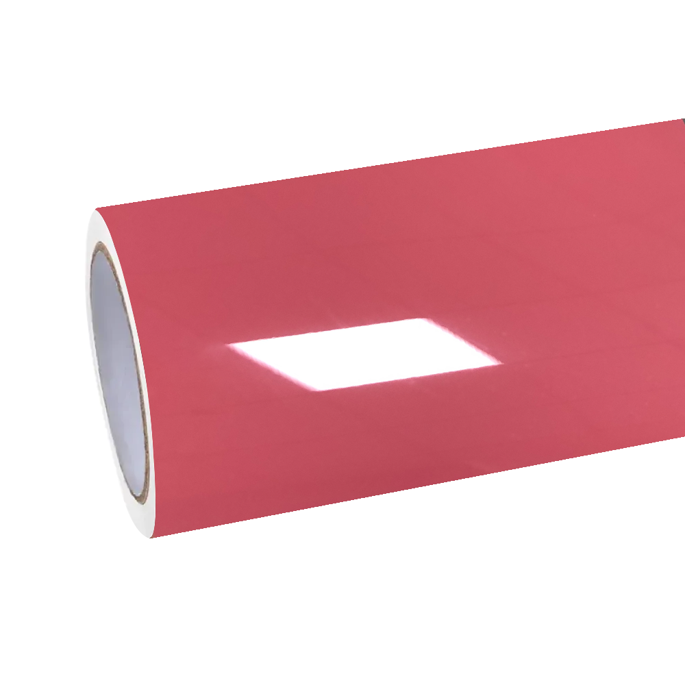 Gloss Morganite Red Car Vinyl Wrap PET