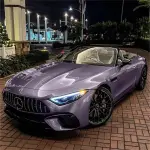 Gloss Crystal Midsummer Purple Car Vinyl Wrap PET
