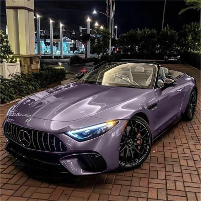 Gloss Crystal Midsummer Purple Car Vinyl Wrap PET 02