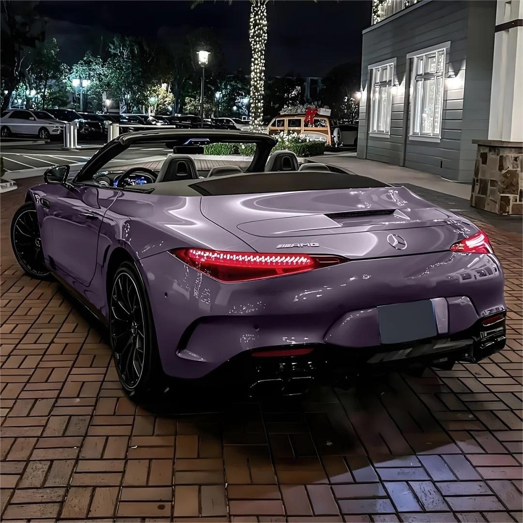 Gloss Crystal Midsummer Purple Car Vinyl Wrap PET