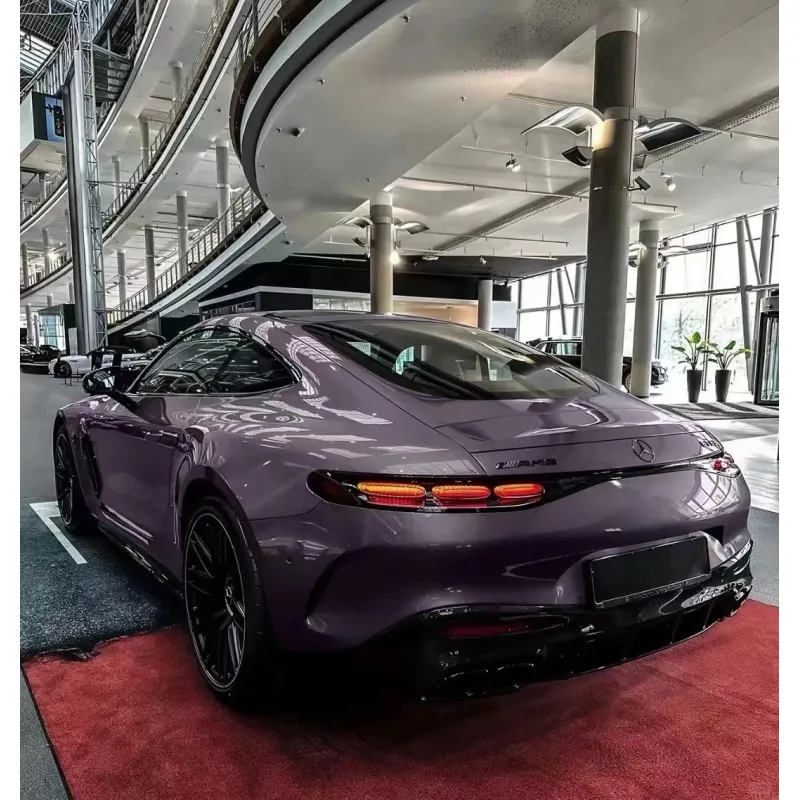 Gloss Crystal Midsummer Purple Car Vinyl Wrap PET