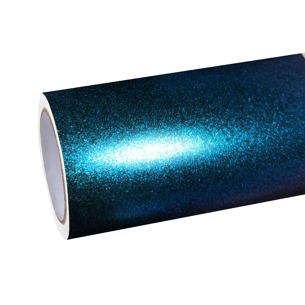 Matte Metallic Chameleon Diamond Purple Blue Car Vinyl Wrap