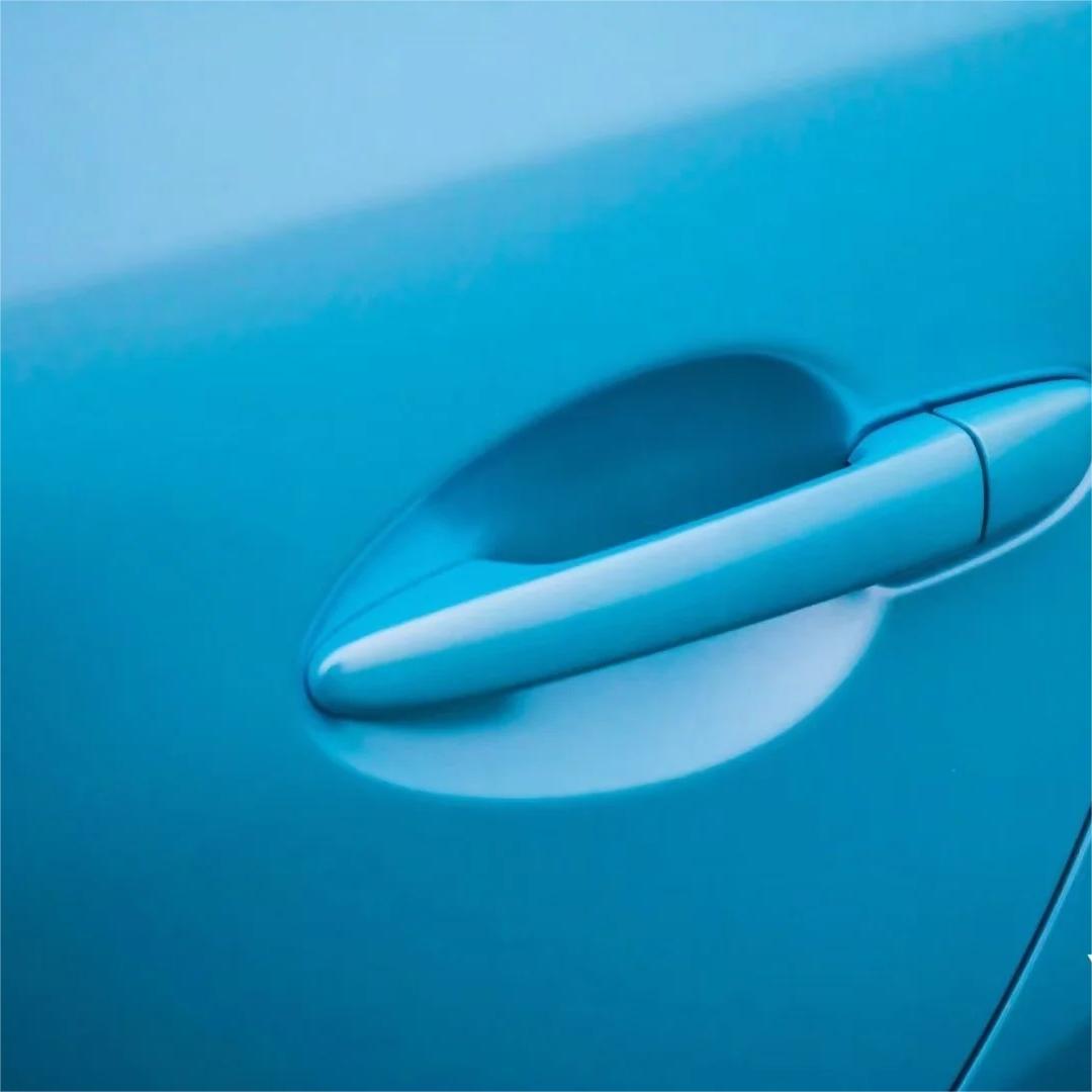 Matte Metallic Sky Blue Car Vinyl Wrap 