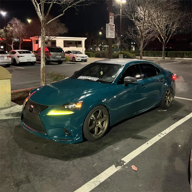 Gloss Hell Green Car Vinyl Wrap PET