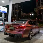 Matte Diamond Brown Red Car Vinyl Wrap
