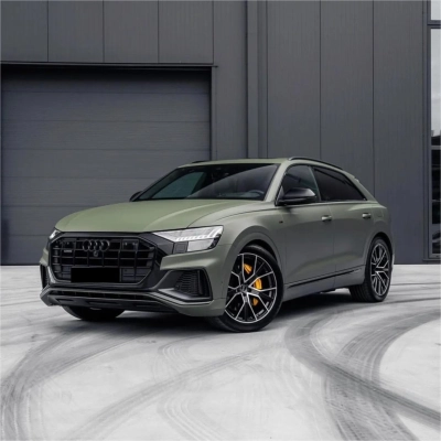 Matte Satin Ceramics Military Green Car Vinyl Wrap PET 02