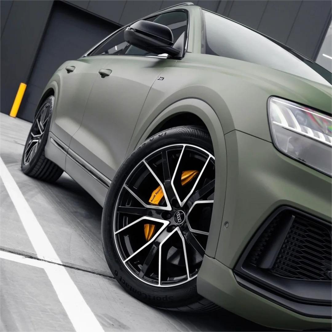 Matte Satin Ceramics Military Green Car Vinyl Wrap