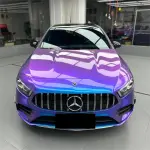 Gloss Chameleon Blue Purple Car Vinyl Wrap