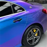 Gloss Chameleon Blue Purple Car Vinyl Wrap
