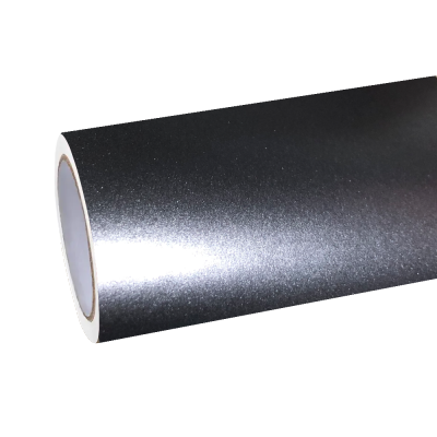 Matte Metallic Titanium Grey Car Vinyl Wrap PET 01
