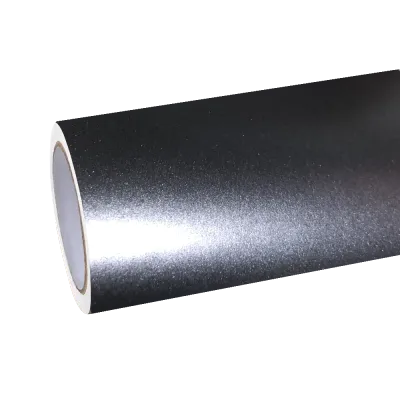 Matte Metallic Titanium Grey Car Vinyl Wrap PET 01