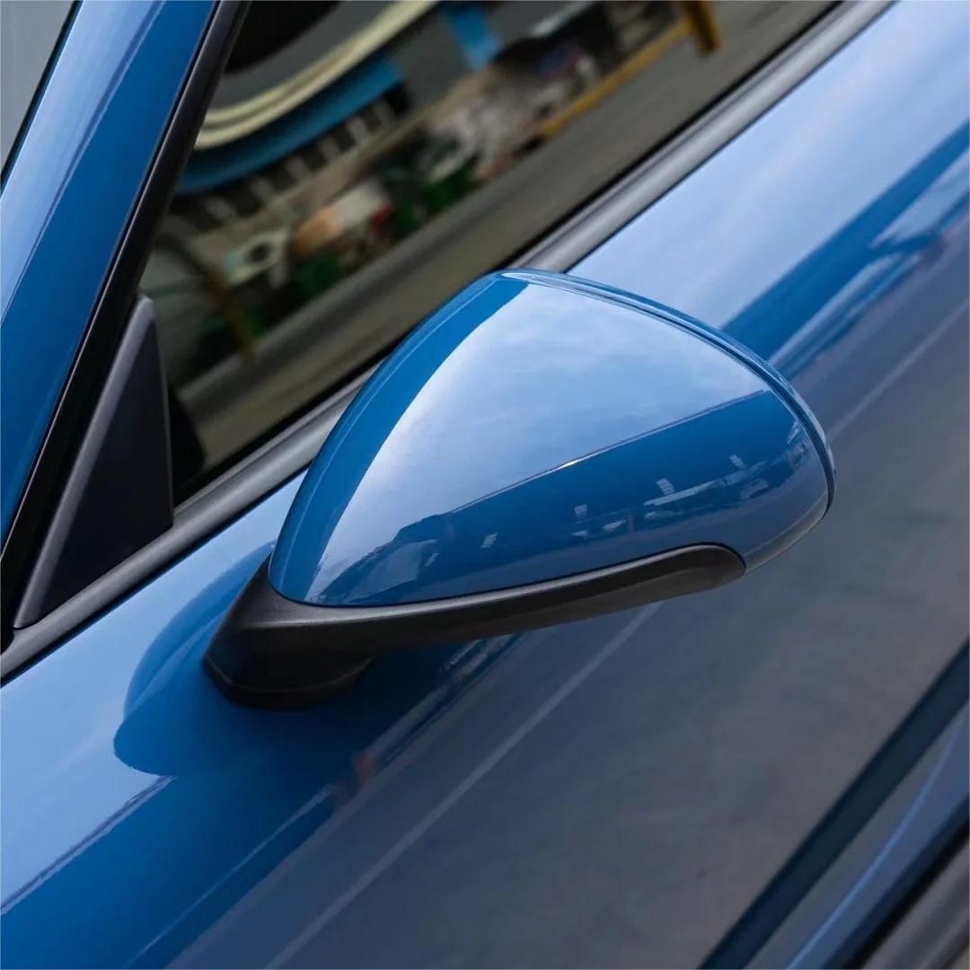 Gloss Neptuen Blue Car Vinyl Wrap PET 