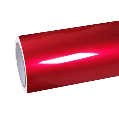 Ultra Glossy Metallic Vampire Red Car Vinyl Wrap BMW PET   01