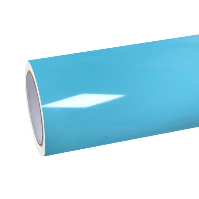 Gloss Tanager Blue Car Vinyl Wrap Audi PET 01