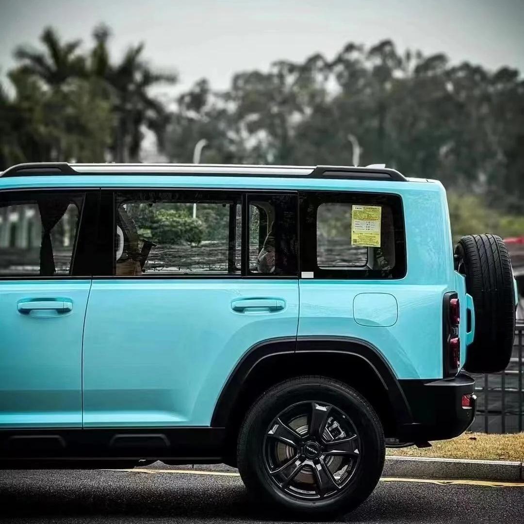 Gloss Tanager Blue Car Vinyl Wrap Audi PET