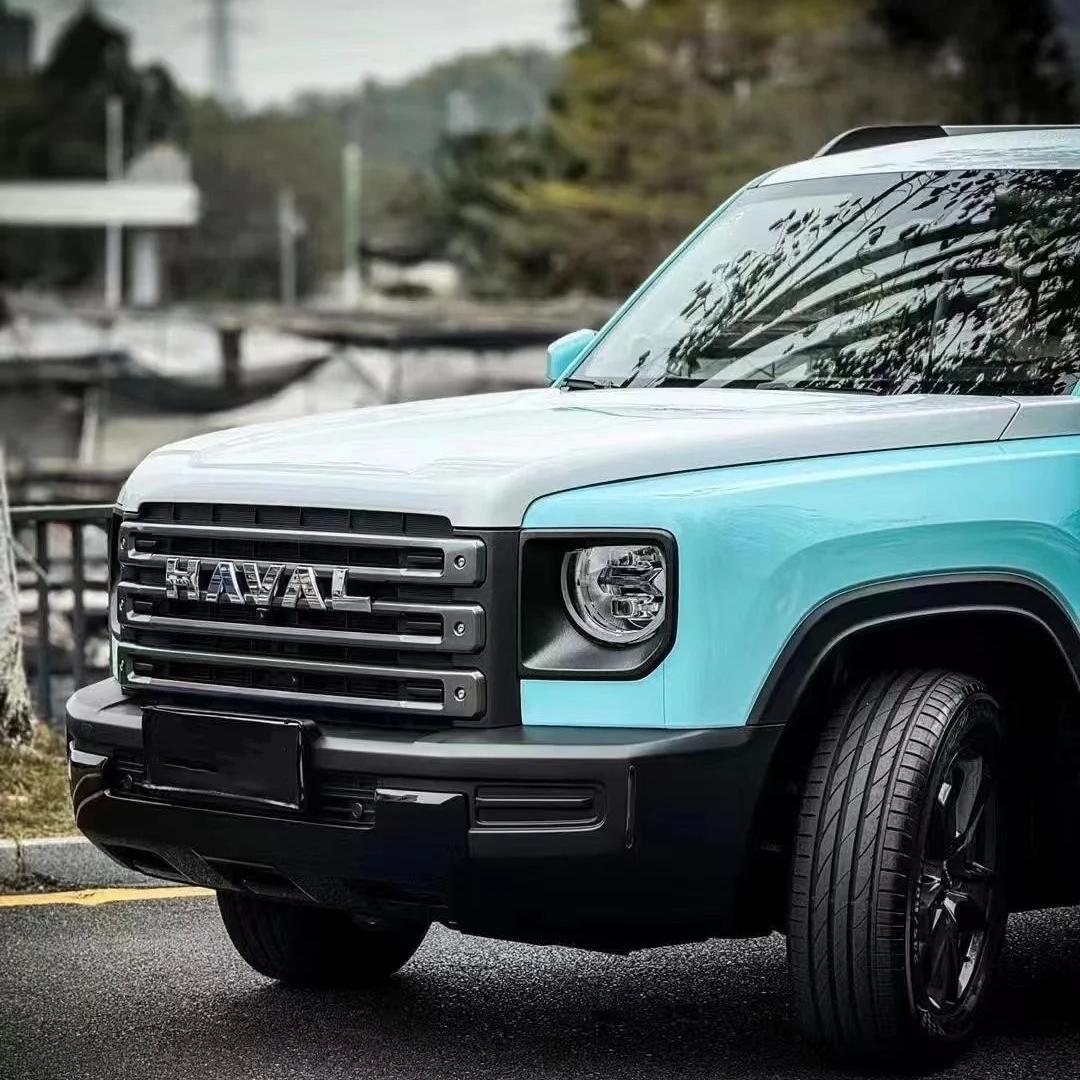 Gloss Tanager Blue Car Vinyl Wrap Audi PET