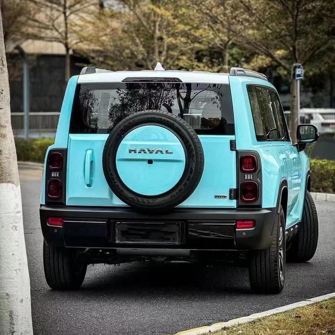 Gloss Tanager Blue Car Vinyl Wrap Audi PET