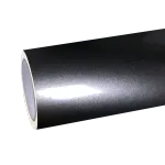 Gloss Metallic Steel Grey Car Vinyl Wrap