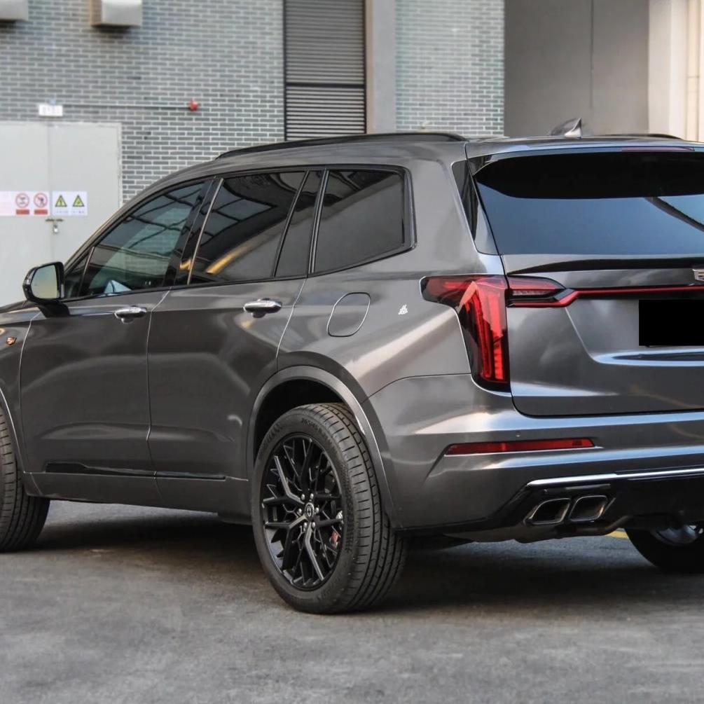 Gloss Metallic Steel Grey Car Vinyl Wrap PET