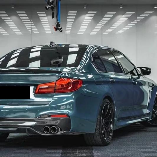 Cerulean Green Car Wrap