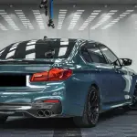 Cerulean Green Car Wrap