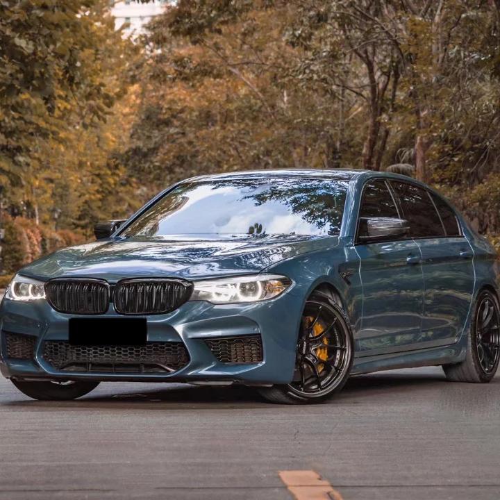 Cerulean Green Car Wrap