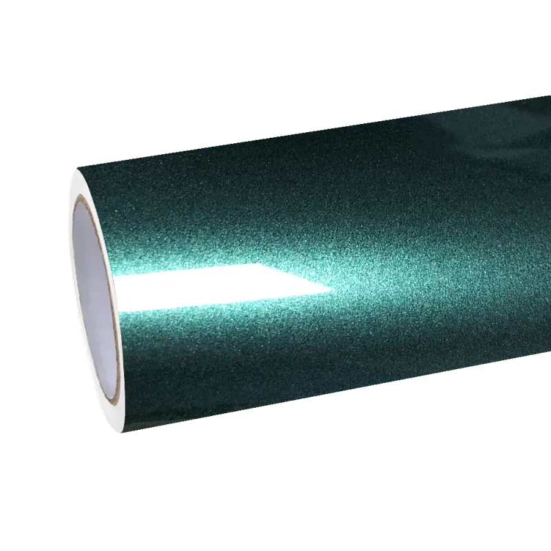 Emerald Green Car Wrap