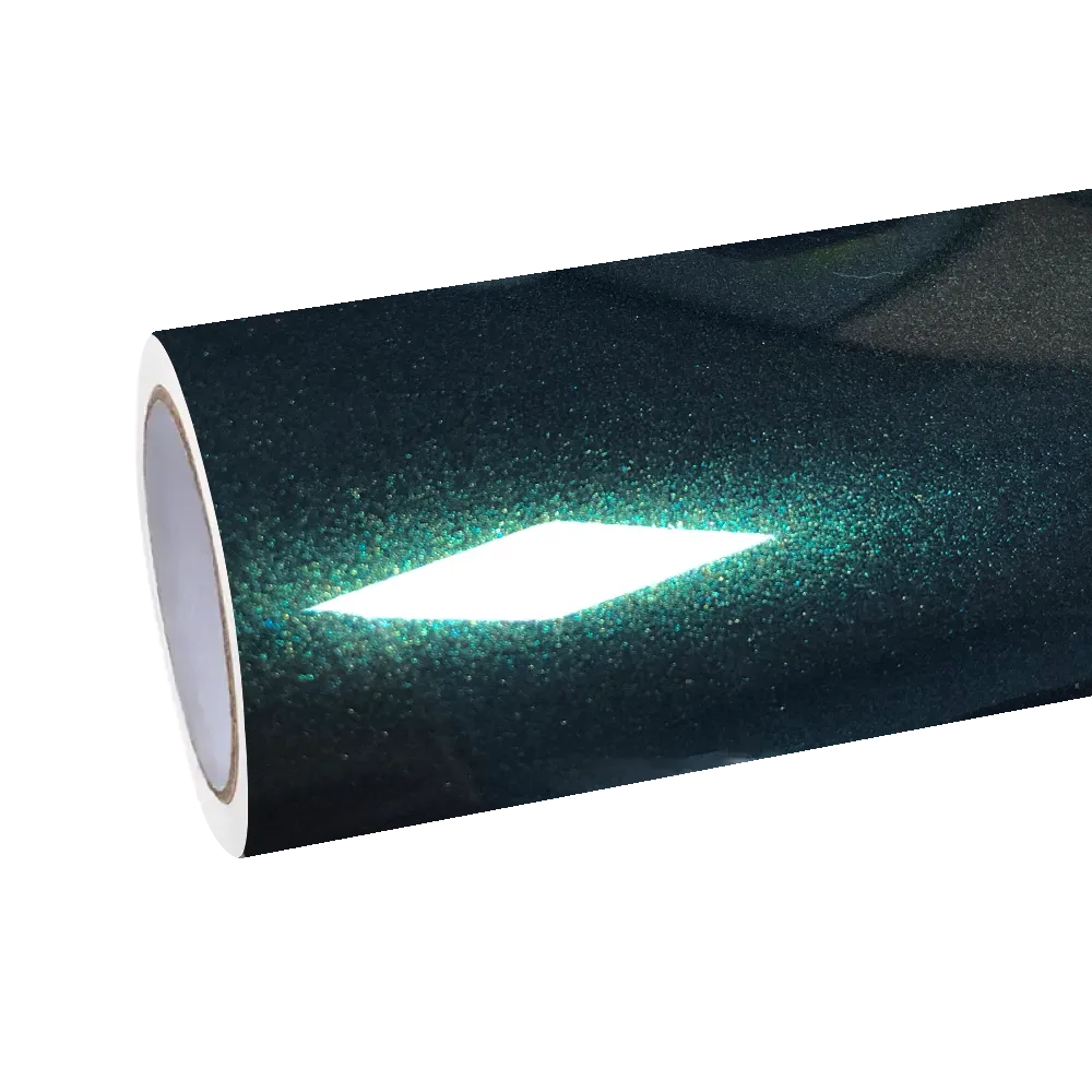 Gloss Metallic Royal Green Car Vinyl Wrap