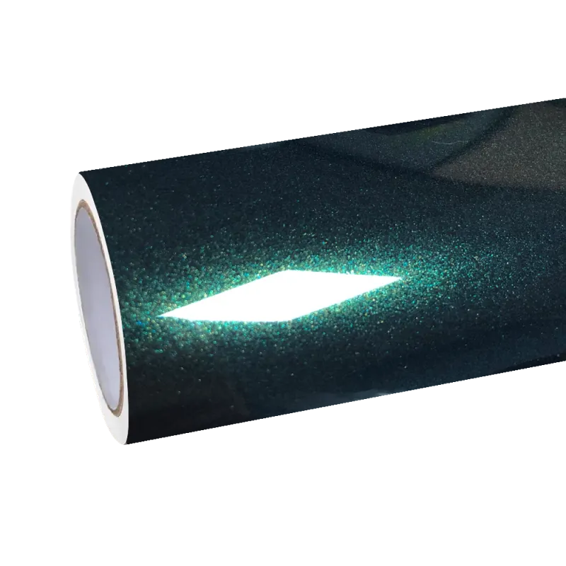 Gloss Metallic Royal Green Car Vinyl Wrap